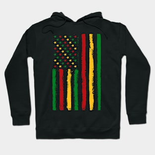 Juneteenth Independence Day Flag Hoodie